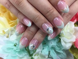 シンプルフレンチネイル☆
