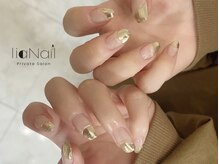 リアネイル(liaNail)/ぷっくりクリアミラーネイル