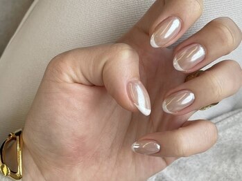 アイスタジオ アンド ダブルネイル 西院店(EYE STUDIO&W NAIL)/フレンチで大人かわいい♪♪