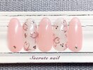 ミラーde桜ネイル ¥8000