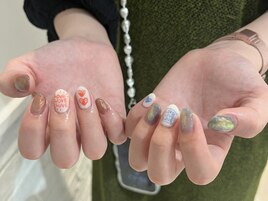 落書きネイル＊9850円