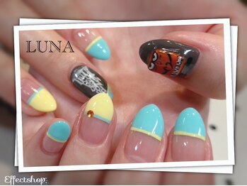 ネイルアンドまつ毛エクステ ルーナ 八王子店/ポルノグラフィティ☆推しネイル