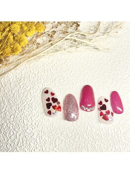 アンドラッシュネイル(&Lash nail)/2月　Newdesign