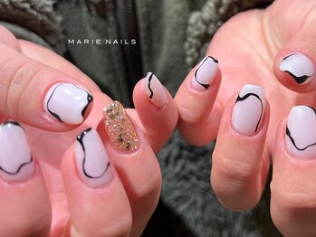 マリーネイルズ 表参道店(MARIE NAILS)/¥7,700 落書き 0207d