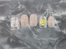アイネイルズ 横浜WEST店(I-nails)/ラメホロぷっくり8000円