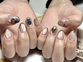ソルネイルアーツ(SOL NAIL ARTS.)/定額ネイルにワンポイント追加