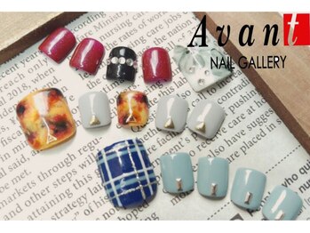 ネイルギャラリーアヴァン(NAIL GALLERY Avant)/冬フツトネイル