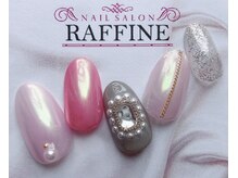 ネイルサロンアンドスクール ラフィーネ 池袋店/ミラーネイル￥7990