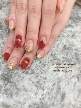 プライベート ネイルサロン マーマ(murmur)/ミラーネイル