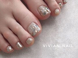 シェルネイル　夏ネイル