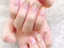 プライズアイリス アイラッシュ 池袋東口店(prize Iris eyelash)/グリッター×ニュアンスデザイン