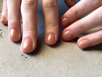 アロナ ネイルサロン アンド スクール(alona)/ツヤ入りワンカラー＊