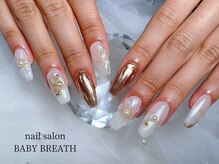 ベイビーブレス(BABY BREATH)の雰囲気(ぷっくりアートやミラーネイルも☆持込デザイン6900円~)