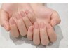 【ハンドモデル】Jrネイリストによるワンカラーネイル　￥6,800→￥3,000