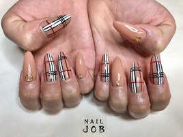 長さ出し×ジェルデザイン