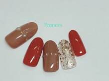 フランセス(Frances)/新作　ボルドー×ブラウン