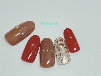 フランセス(Frances)/新作　ボルドー×ブラウン