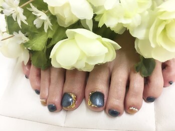 プルミエ ネイル(Premier Nail)/フット★月デザイン