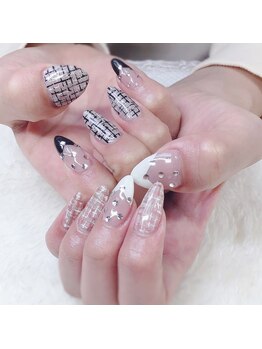 ラブネイル(LOVE NAIL)/ツィードネイル