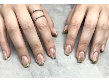 ケーエヌ(KN)/春色ニュアンスネイル