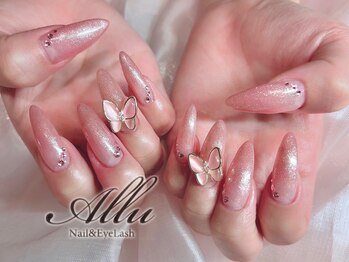 バタフライネイル ￥6600