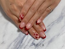 ネイルアトリエルカ(nail atelier LUCA)/M-959 ボルドーハートネイル
