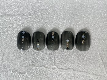 ピース(PEACE)/シンプルネイル ブラックネイル