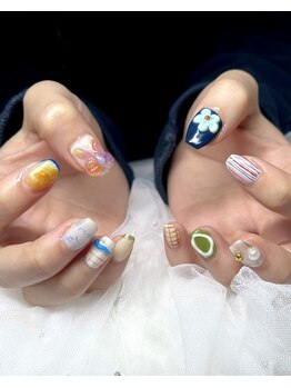 フォックスネイル(fox.nail__)/持ち込みネイル