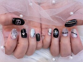 ハロウィン 手描きアート