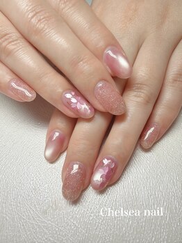 チェルシーネイル(Chelsea nail)/桜ネイル