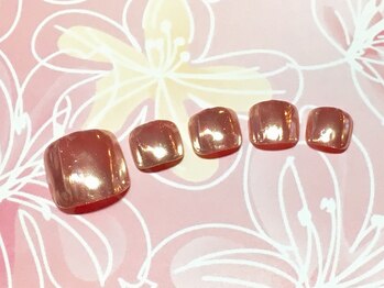 アクア ライズ 上大岡店(Aqua Rise)/Foot ミラーネイル￥６９８０ 