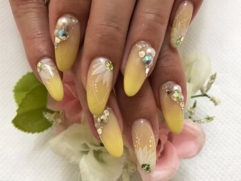 ダブルネイル(Double Nail)/キラキラflowerネイル☆