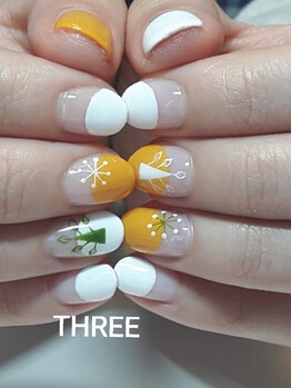 ネイルアンドまつげエクステ専門サロン スリー(THREE)/初回アートコース￥8100