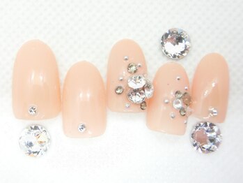 ネイルサロン ロゼオ(Nail salon Roseo)/■渋谷>8990円/ビジューネイル