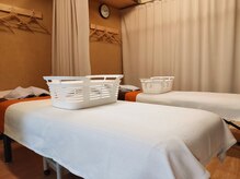 お二人様まで同時に施術可能。