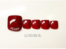 ネイルアンドアイラッシュ ルクソー シーホーク店(Nail&Eyelash LUXUEUX.)/シンプルフット（38）