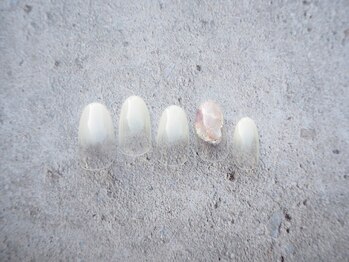 ニコルネイル(nicole nail)/ホワイトグラデーション/8000