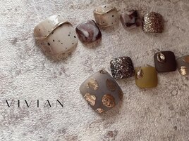 ニュアンス　フットネイル