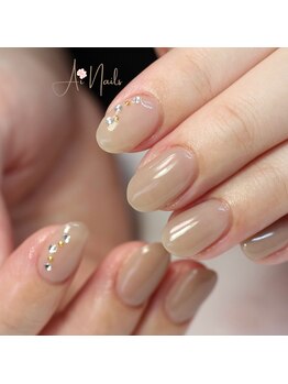 アイネイルズ(Ai nails)/【ジェルシンプルデザイン】