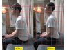 【猫背・巻き肩・ストレートネック・反り腰・O脚】姿勢改善整体コース60分