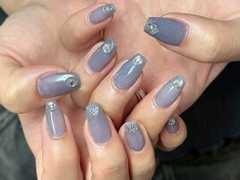 夏！ニュアンス！水滴ネイル♪