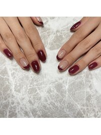 カラーフレンチネイル