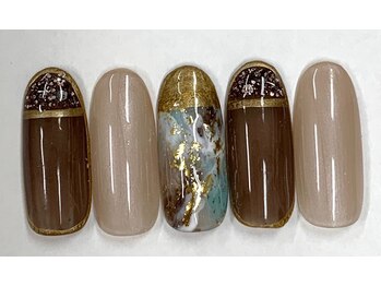 ディーネイル 京橋(D-nail)/8番　2020秋デザインコンテスト