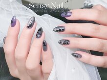 センシー ネイル スタジオ(Sensy Nail Studio)/マグネット+ホログラムハート