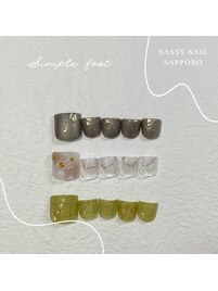 simple foot ♪