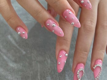 持ち込み/ピンク/ハートストーン