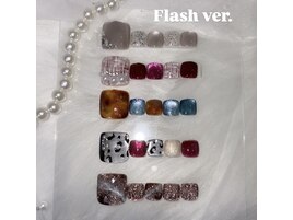フットネイル定額デザイン