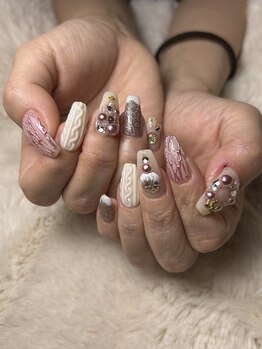 ハチニーキューネイルアトリエ(829 Nail Atelier)/クリスマスネイル