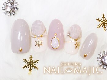 雪の結晶ネイル★￥9890