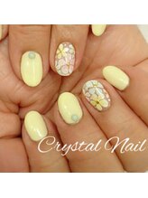 クリスタルネイル ボンベルタ橘店(CRYSTAL NAIL)/フラワーネイル